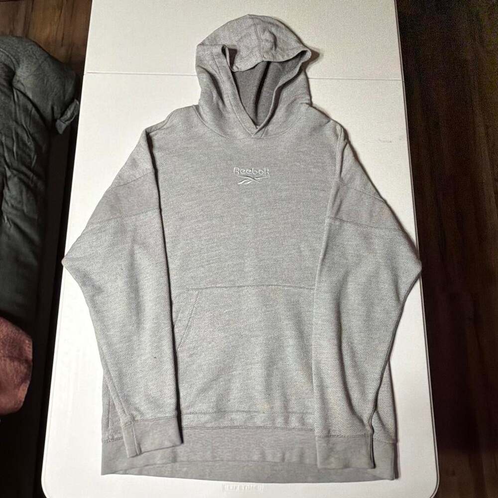 Reebok Men's Grey Hoodie